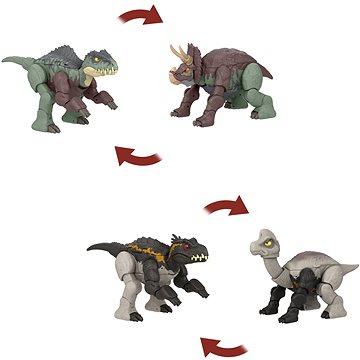 E-shop Jurassic World Dinosaurier mit Transformation Doppelte Gefahr