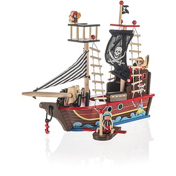 Zopa Dřevěná pirátská loď