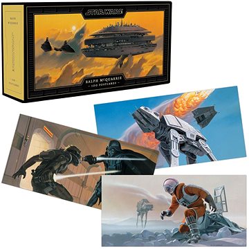 Chronicle books Star Wars Předprodukční ilustrace 100 ks panoramatických pohlednic