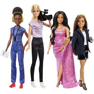 E-shop Barbie Puppe Set Film-Berufe 4 Stück
