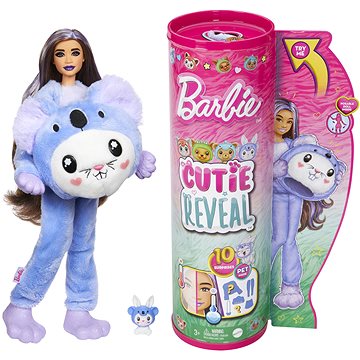E-shop Barbie Cutie Reveal Barbie im Kostüm - Bunny im lila Koala-Kostüm