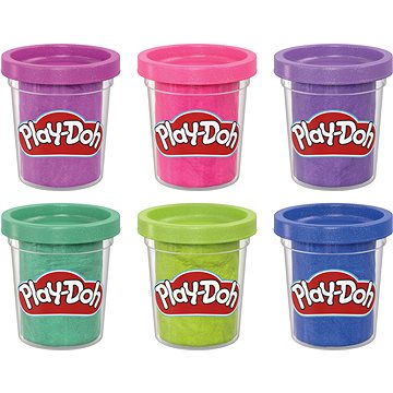 E-shop Play-Doh 6 Stück in leuchtenden Farben