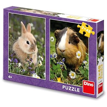 E-shop Dino-Kaninchen und Meerschweinchen 2 × 48 Stück