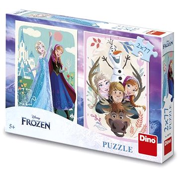 E-shop Dino Frozen: Anna und Elsa 2 × 77 Stück
