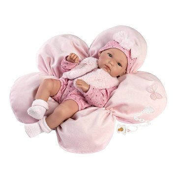 Llorens 63592 New Born holčička - realistická panenka s celovinylovým tělem - 35 cm