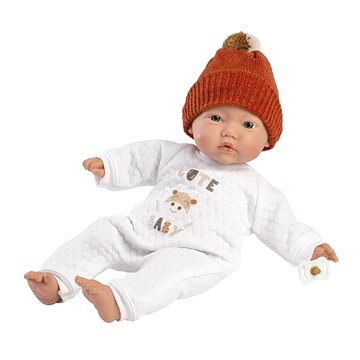 Llorens 63304 Little Baby - realistická panenka s měkkým látkovým tělem - 32 cm