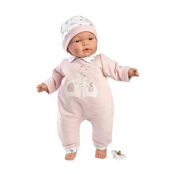 Llorens 13848 Joelle - realistická panenka s měkkým látkovým tělem - 38 cm