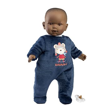 Llorens 14247 Baby Zareb - realistická panenka s měkkým látkovým tělem - 42 cm