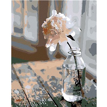 Malování podle čísel - Květina v lahvi