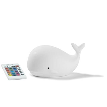 Rabbit & Friends Dotyková lampička velryba s ovládáním