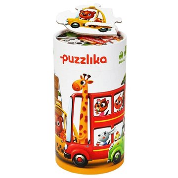 E-shop Puzzlika 13784 Fahrzeuge - Puzzle mit 5 Motiven und 20 Teilen
