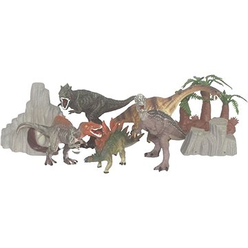 Set dinosaurů se stromy