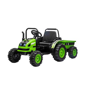 E-shop Traktor POWER mit Anhänger, grün