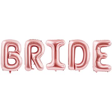 Foliový balónek, 280x86 cm, Bride, růžový