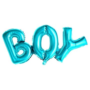 Balón foliový boy, 67x29cm, modrý (nelze plnit heliem)