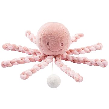 E-shop Nattou Erstes Spielzeug für Babys Oktopus PIU PIU Lapidou - altrosa / hellrosa - 0 m+
