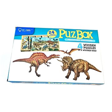 Dětské dřevěné puzzle - Dinosauři