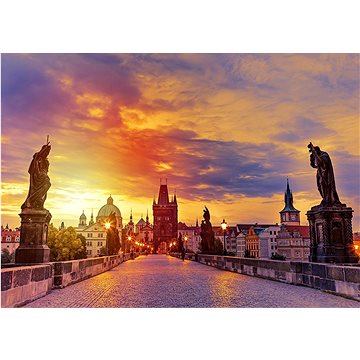 Enjoy Karlův most při západu slunce, Praha 1000 dílků