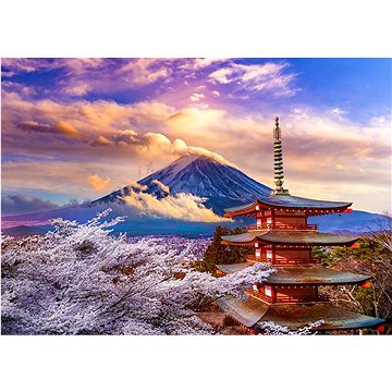 Enjoy Hora Fudži na jaře, Japonsko 1000 dílků