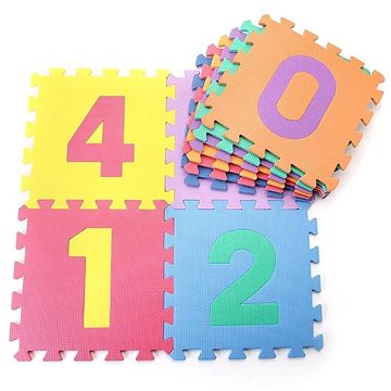 Dětská hrací podložka s čísly Sedco 30×30×1,0 cm - 10ks