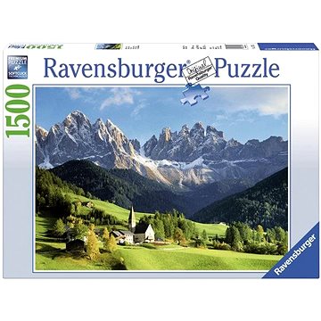 E-shop Ravensburger Puzzle 162697 Blick auf die Dolomiten 1500 Teile