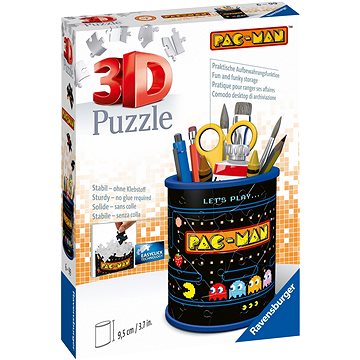 E-shop Ravensburger 3D-Puzzle 112760 Bleistiftständer Pac Man 54 Teile