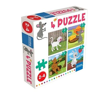 4 puzzle - myška