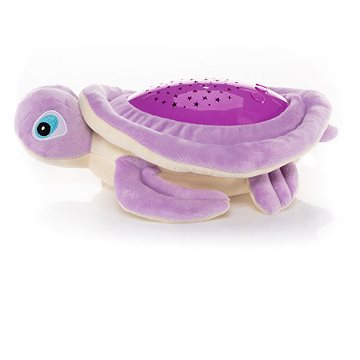 Zopa Plyšová hračka Želva s projektorem, Purple