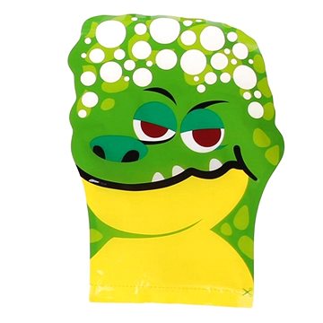 Bubbles zábavná rukavice s bublifukem - krokodýl