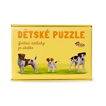 Chytrá opička Dětské Trio Puzzle, Zvířátka ze statku, 30 dílků
