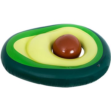 IKONKA Nafukovací plavecká matrace s avokádovým míčem se semínky 150 cm XL