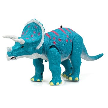 IKONKA Ovládaný RC dinosaurus Triceratops + zvuky