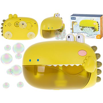 Pěnová hračka do koupele s generátorem bublinek krokodýl