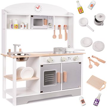 MG Wooden Kitchen dřevěná dětská kuchyňka s příslušenstvím