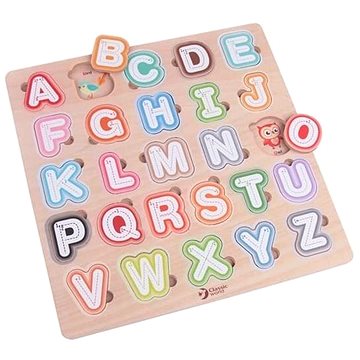Classic World Vkládací puzzle abeceda