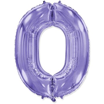 Balón foliový číslice fialová - lila 102 cm - 0