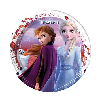 Talíře ledové království 2 - Frozen 2, 23 cm, 8 ks