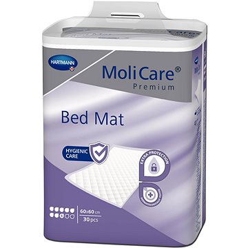 MOLICARE Bed Mat 8 kapek 60 × 60 cm 30 ks