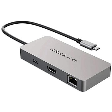 E-shop HyperDrive 5in1 USB-C Hub (WWCB), silber