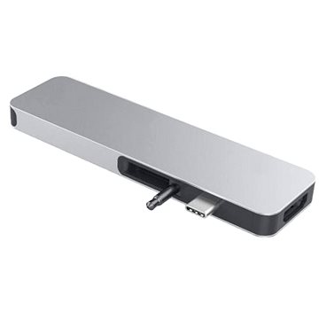 HyperDrive SOLO USB-C Hub pro MacBook + ostatní USB-C zařízení - Stříbrný