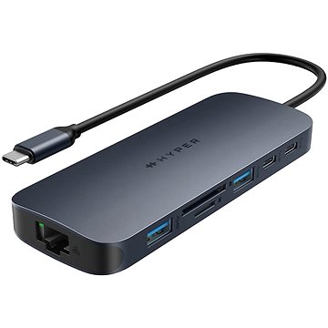 E-shop HyperDrive EcoSmart Gen.2 Dual HDMI USB-C 11-in-1 Hub 140W PD3.1 Pass-thru