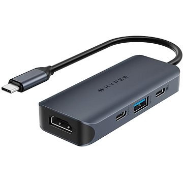 E-shop HyperDrive EcoSmart Gen.2 USB-C 4-in-1 Hub 100W PD Pass-thru
