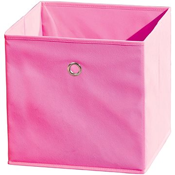 IDEA Nábytek WINNY textilní box, růžová