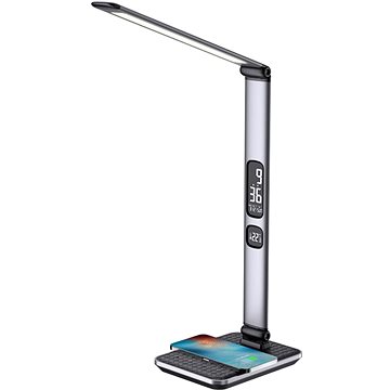 E-shop IMMAX Heron 2 LED-Schreibtischlampe mit kabellosem Qi-Ladegerät und USB