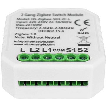 E-shop Immax NEO Smart Controller (L) V4 2-Tasten Zigbee 3.0