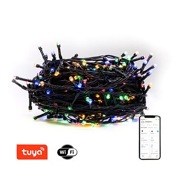 E-shop Immax NEO LITE Smart Weihnachtslichterkette LED - 40 m - 400 LEDs - WW+RGB Dioden - WLAN - TUYA