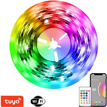 E-shop Immax NEO LITE Smart Strip LED 5 m - RGB, CCT, Farbe - dimmbar - WLAN, MUSIC - IR-Controller