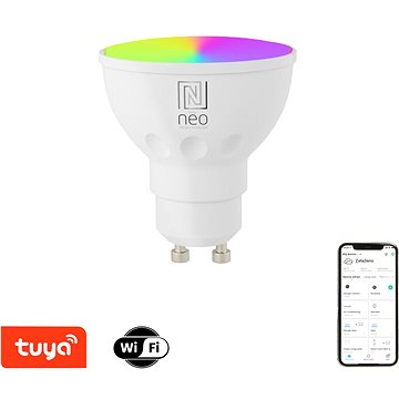 IMMAX NEO LITE SMART LED žárovka GU10 6W barevná a bílá WiFi