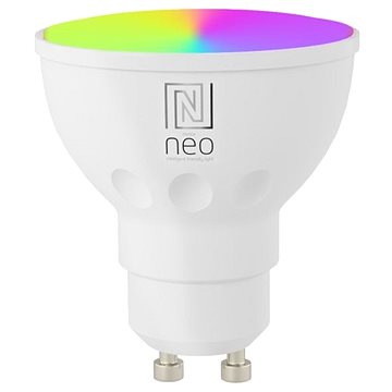 E-shop IMMAX NEO Smart LED-Lampe GU10 4,8W RGB+CCT farbig und weiß, dimmbar, Zigbee