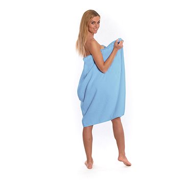 Interkontakt Dámský saunový ručník Light Blue